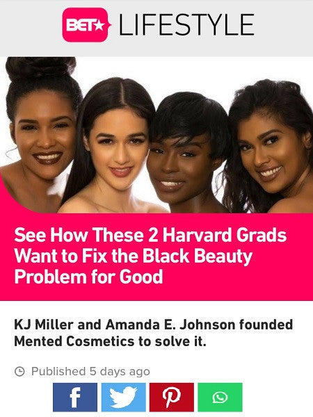 See How These 2 Harvard Grads Want To Fix The Black Beauty Problem For Mented Cosmetics 