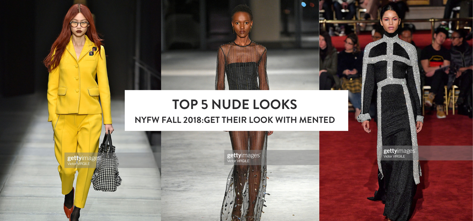 Top 5 Nude Looks: NYFW Fall 2018 – Mented Cosmetics